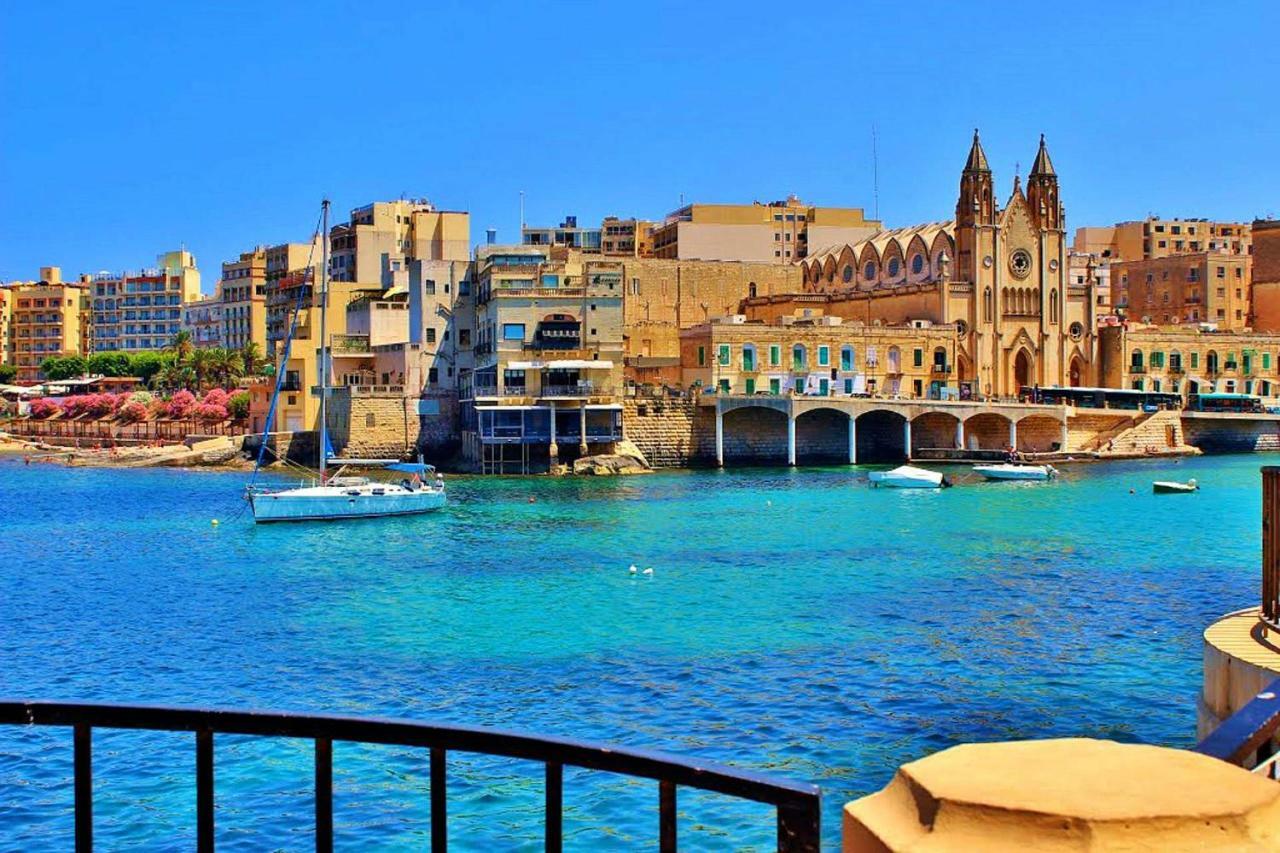 Modern Apartment Just Off The Promenade Sliema Exteriör bild